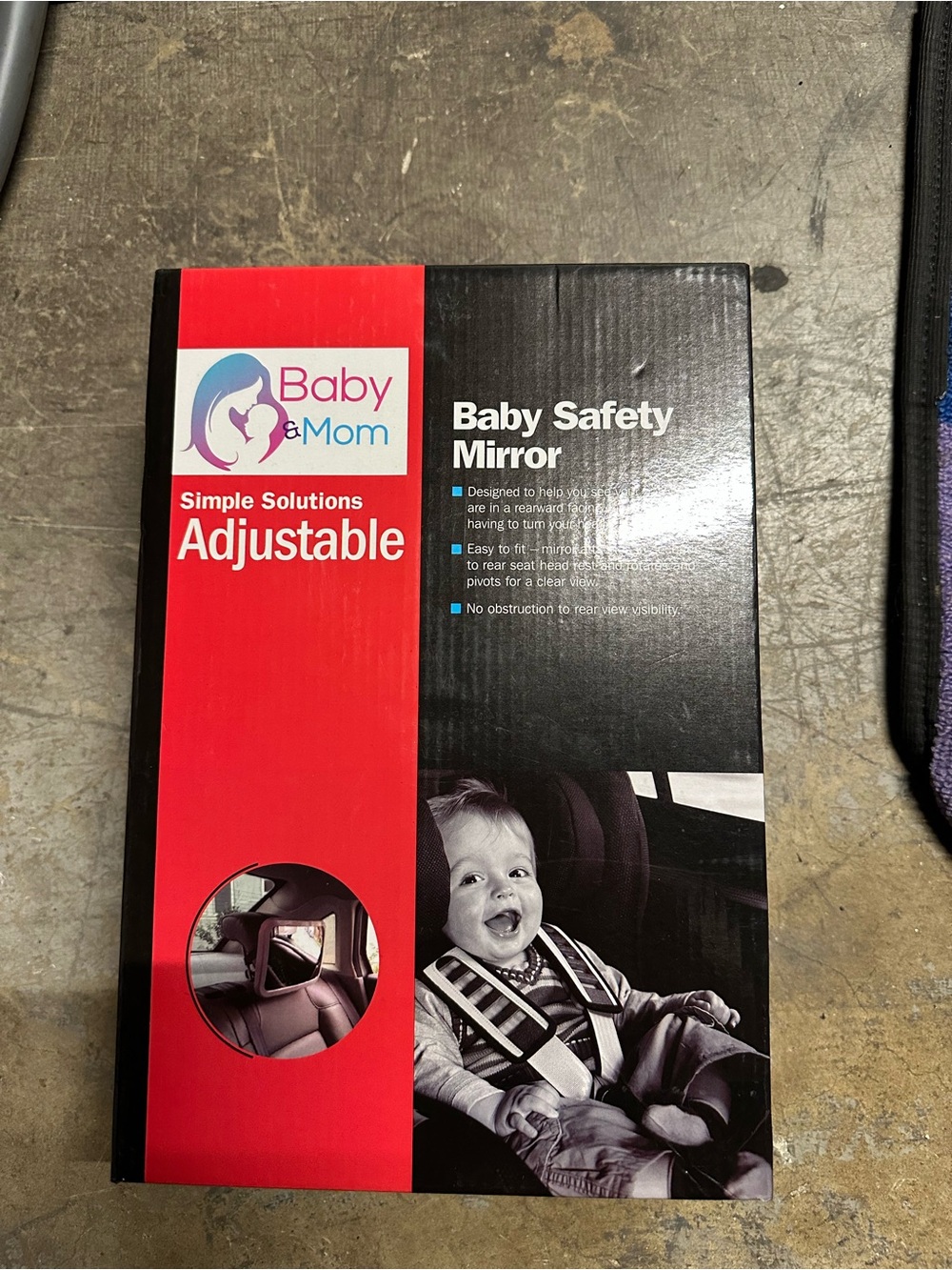 Baby & Mom Adjustable Baby Safety Mirror